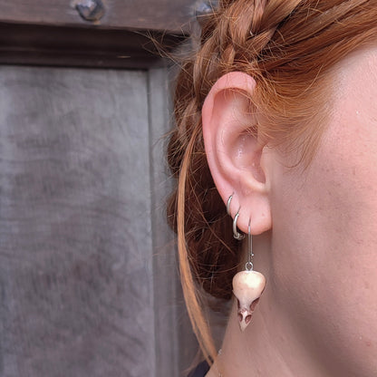 Bird Skull Earrings